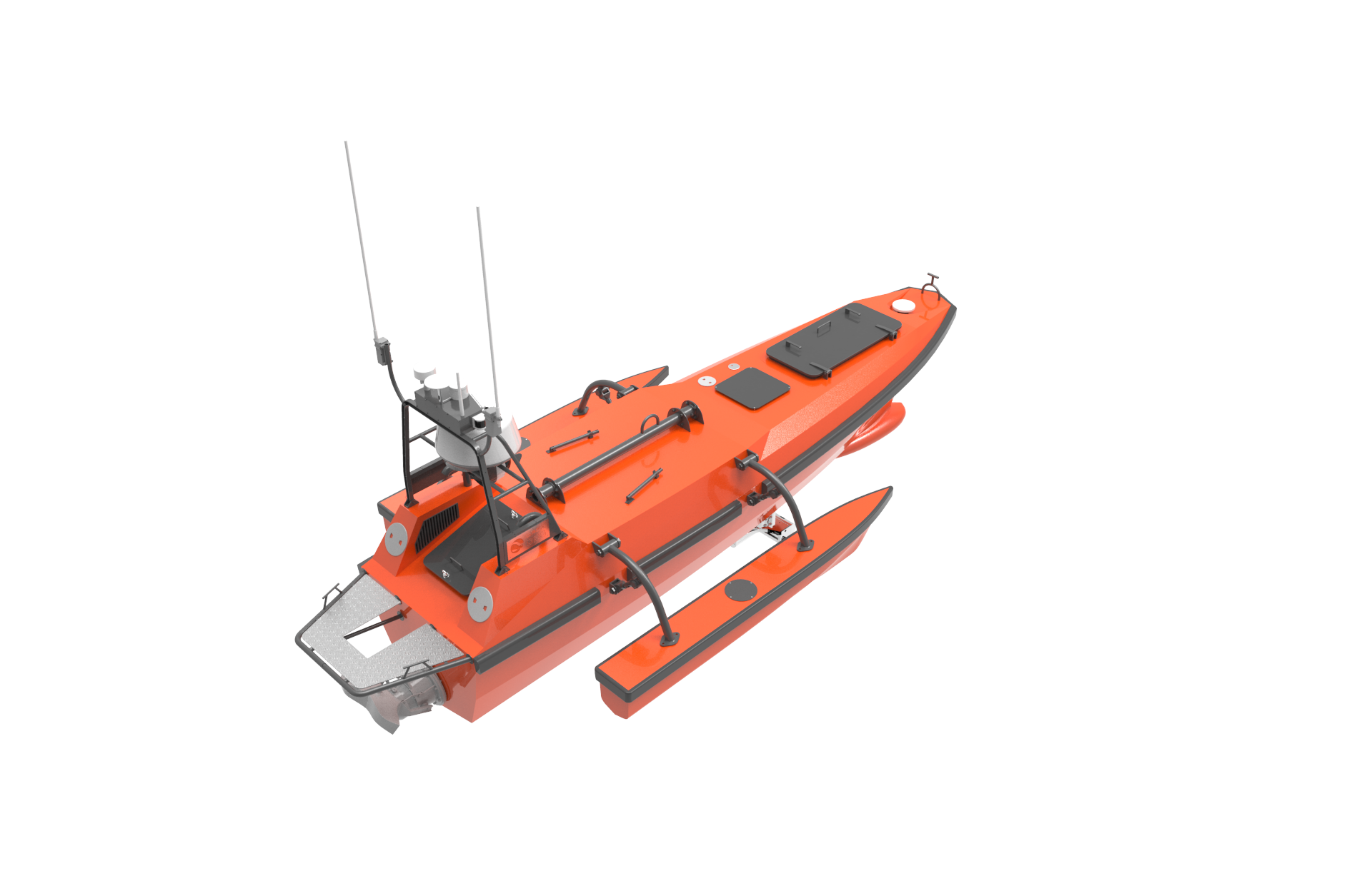Autonomous Survey Boat Long endurance multi-functional platform for hydrographic surveying