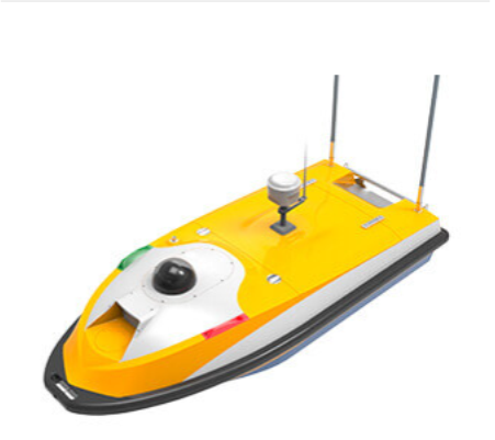 Waterjet auto platform for water discharge and bathymetry survey