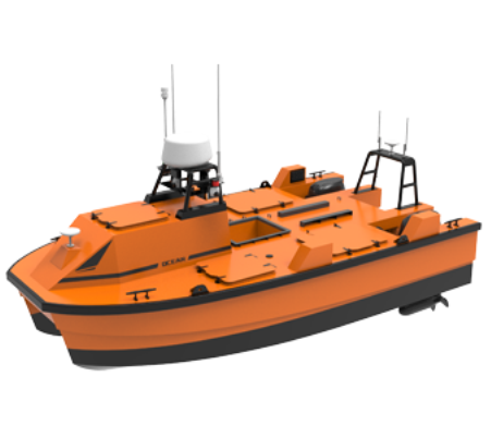 Long endurance USV for efficient data acquisition in the field of offshore energy exploration